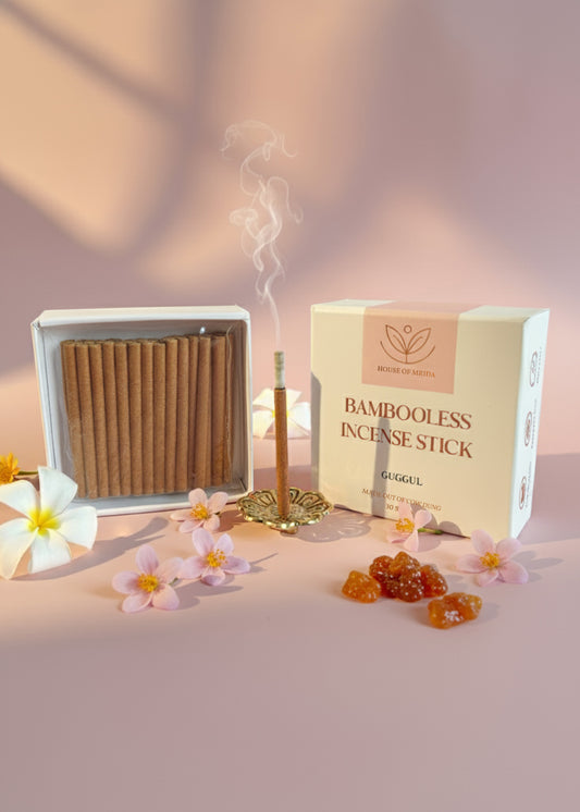 Guggul Incense Bambooless Sticks and Sandalwood Cones