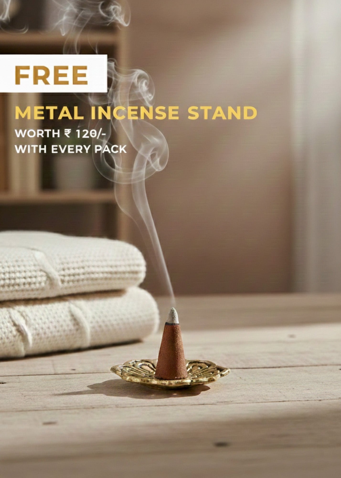 Sandalwood Bambooless Incense Sticks and Cones Combo