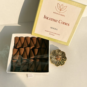 Mogra Incense Cones